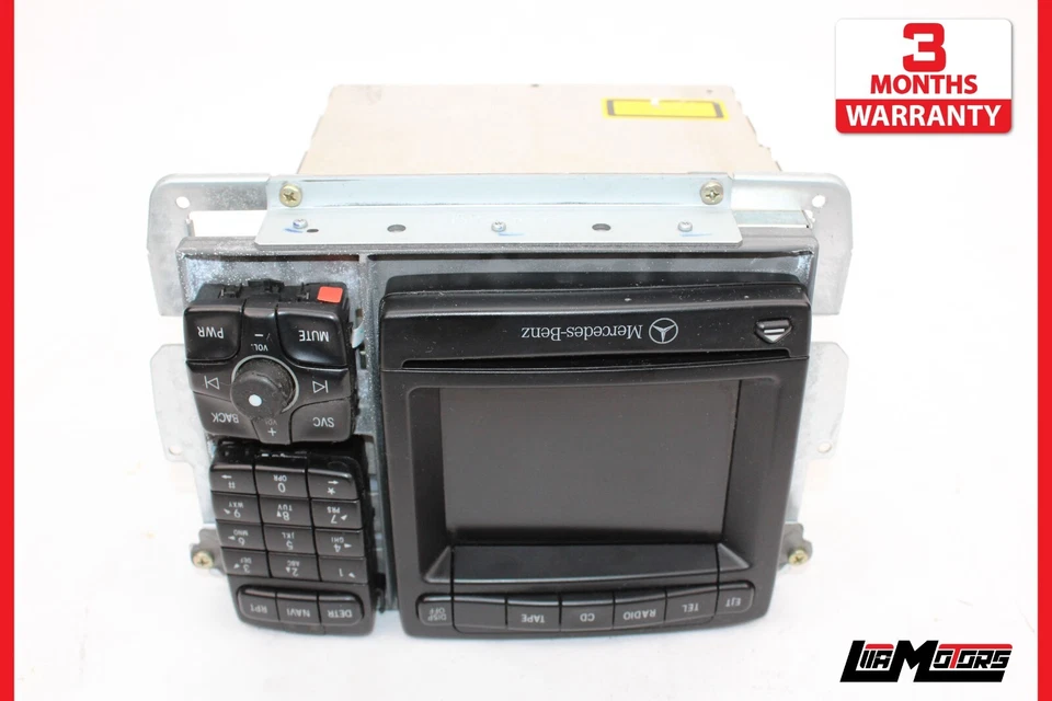 MERCEDES W215 S500 CL55 AMG 2000-2002 PANTALLA DE NAVEGACIÓN RADIO UNIDAD PRINCIPAL PANTALLA Foto 1 de 4