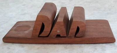 Placa de Escritorio Madera 3D PAD Base Tallada. ¡Usado! ¡Necesita reutilización! Ver fotos Foto 1 de 4