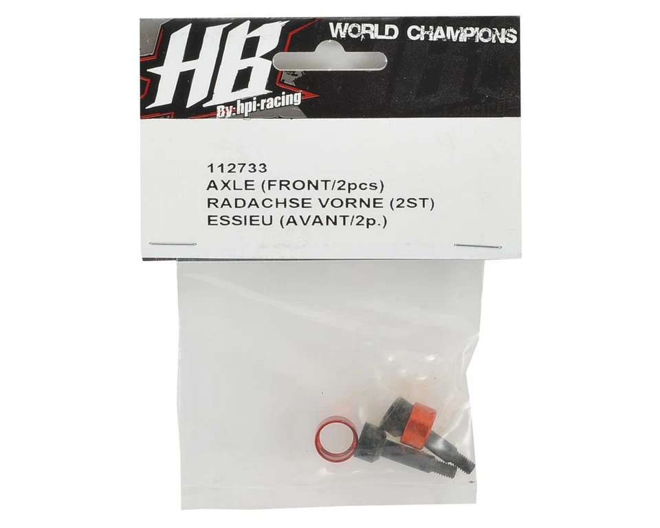 HBS112733 HB Racing Front Axle (2) D413 1/10 Scale 4WD Buggy Kit - Image 1 of 1