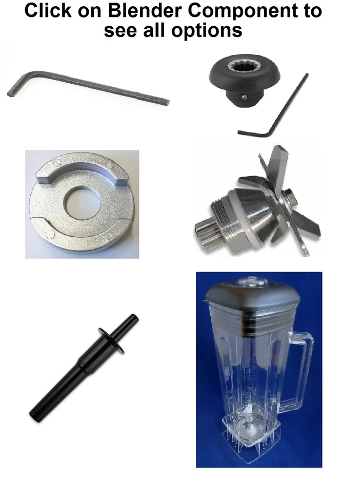 Replacement Part Compatible with Vitamix Blender,Drive Socket, Blade,Jar, Tamper - Image 1 of 1