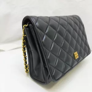 Bolso de Hombro GIVENCHY Cadena Matelasse Negro 4G Logo Herrajes Auténtico Para Mujer - Imagen 1 de 16