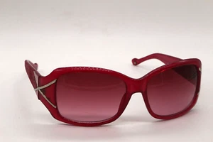 JESSICA SIMPSON J295 RAS RED PINK AUTHENTIC SUNGLASSES 59-17 - Picture 1 of 3