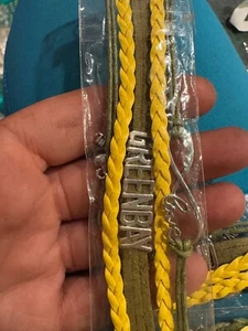 Woman’s Bracelet NFL Green Bay Packers Football Infinity Bracelet - New - Picture 1 of 1