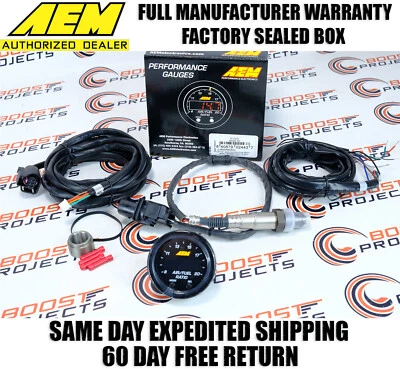 AEM X-Series Wideband Gauge 52mm 2 1/16" O2 UEGO Air Fuel AFR Controller 30-0300 - Bild 1 von 4