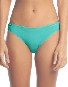 CALVIN KLEIN TAGLIA S FORMA MISTO COTONE BIKINI MUTANDINE MUTANDINE MUTANDINE SLIPS - Foto 1 di 2