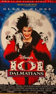 101 Dalmations 27 x 40" Film DVD Wand Promo Poster Neu Gerollt - Bild 1 von 1