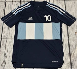 Adidas Argentinien Lionel Messi #10 Training blau Trikot Jugend Größe Medium 11-12y - Bild 1 von 11
