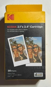 Kodak 2,1” x 3,4” Patrone 30 Blatt Farbband Papier für Mini Shot 2 / Mini 2 Serie - Bild 1 von 2