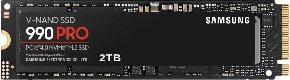 SSD Interno Samsung - 990 PRO 2TB PCle Gen 4x4 NVMe - Imagem 1 de 4