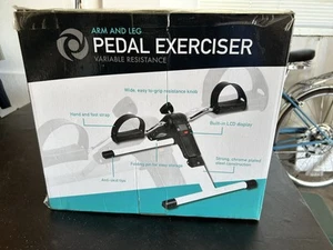Portable Mini Bike Cycle Pedal Exerciser for Legs & Arms LCD Foldable - NIB - Picture 1 of 7