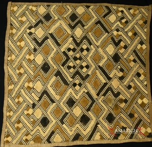 Alter feiner Kuba Raffia - SHOOWA - Kasai Velvet - DR Kongo - Bild 1 von 4