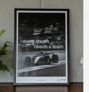 Poster Lewis Lewis Hamilton Mercedes AMG F1 Ogni sogno ha bisogno di una squadra 2014 - 2024 - Foto 1 di 6