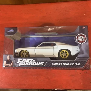 JADA FAST AND FURIOUS 1:32 SCALE ROMAN'S FORD WHITE MUSTSNG BRAND NEW - Picture 1 of 12
