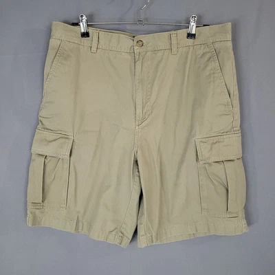 Pantalones Cortos de Carga Covington Para Hombre Caqui 36 Bolsillos de Algodón Informales Foto 1 de 4