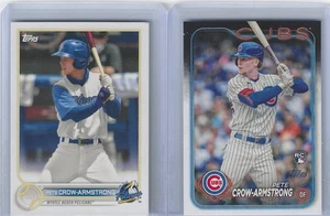 Pete Crow-Armstrong 2022 Topps Pro Debut Prospect #PD-58 + Topps #407 - Picture 1 of 1