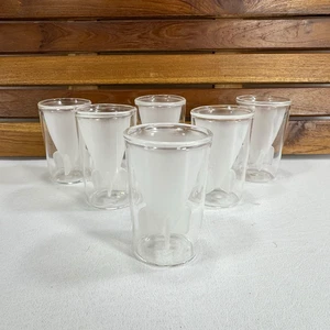 Juego de 6 vasos de chupito torpedo esmerilados estilo coleccionista descontinuado - Imagen 1 de 6