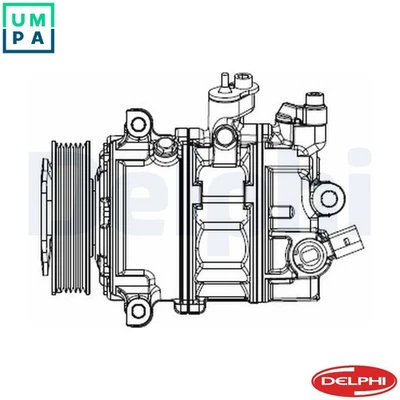 COMPRESSOR AIR CONDITIONING CS20529 FOR VW BORA/IV JETTA/VI/CLASICO CBPA 2.0L - Image 1 of 4
