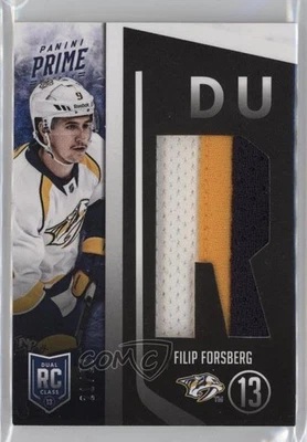 2013-14 Panini Prime Dual Rookie Class 2013 Prime /25 Filip Forsberg #13-FF RC - Image 1 of 2