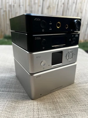 Topping Complete Audiophile Set – A50S Black, D50S Black, M50 Silver, P50 Silve - Image 1 of 4