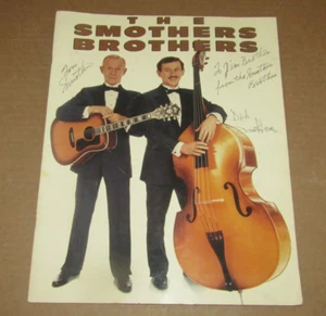 SMOTHERS BROTHERS Tom Dick signed concert program c1989 - Picture 1 of 11