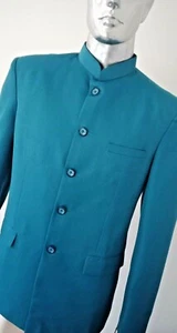 Men's Designer Jodhpuri Suit Blazer Party Wear Wedding Blazer Nehru Jacket - Picture 1 of 14