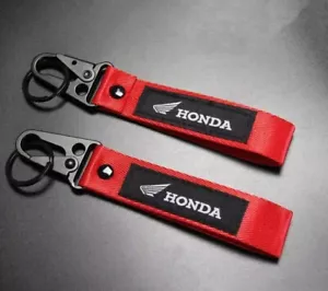 1 HRC Honda Key Chain (1 Item) Lanyard Durable Key Strap Motorcycle Honda Bike - Picture 1 of 3