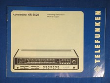 Bedienungsanleitung Telefunken 12ax7