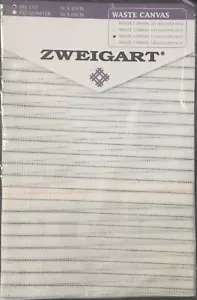 Zweigart Waste Canvas 14ct Size 36x45cm Fabric Precut NOS - Picture 1 of 2