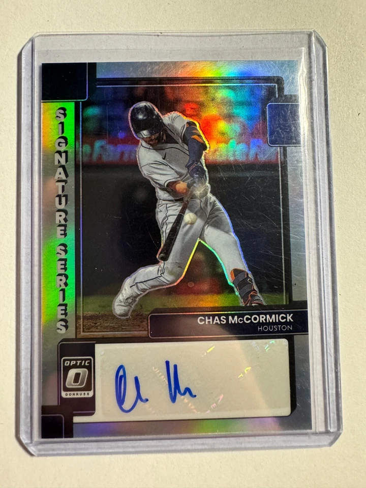 K149,686 - 2022 Donruss Optic Signature Series Holo #12 Chas McCormick Auto - Image 1 of 1
