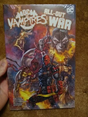 DC vs. вампиры: тотальная война Мэтью Розенберг DC Comics книга в твердом переплете новый  - Изображение 1 из 4