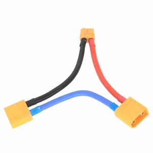 Series Wire XT60 1 Female to 2 Male XT90 12AWG 10CM Serial Cable - Picture 1 of 2