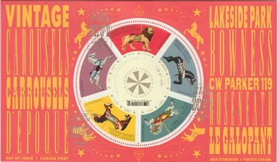 Canada 2022 First Day Cover (Vintage Carousels) - Image 1 of 4