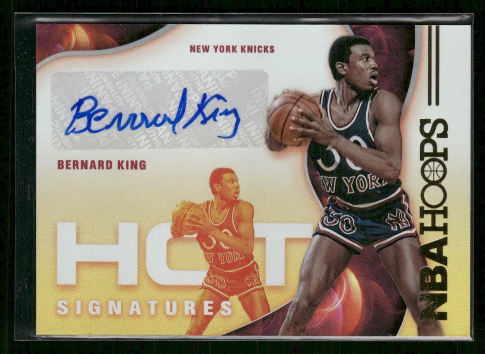 2021-22 Hoops #HS-BKG Bernard King Hot Signatures Auto - Image 1 of 2