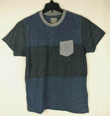 Camiseta Alpha Beta Para Hombre Talla L Gris Jaspeado Bloque de Color Cuello Redondo Foto 1 de 4