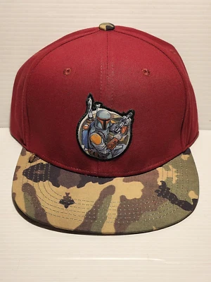 Chapéu Snapback Ajustável Mandalorian Boba Fett Patch Camuflado para Adultos/Adolescentes - Imagem 1 de 4