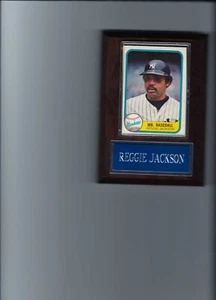 REGGIE JACKSON PLAQUE BASEBALL NEW YORK YANKEES NY MLB C - Picture 1 of 1