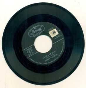 VINTAGE RECORD-45 rpm-JOHNNY PRESTON-CRADLE OF LOVE-CITY OF TEARS - Picture 1 of 2