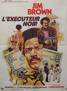"L'EXÉCUTEUR NOIR (SLAUGHTER'S BIG RIP-OFF)" Affiche 1973 (Jim BROWN) 60x80cm - Picture 1 of 1