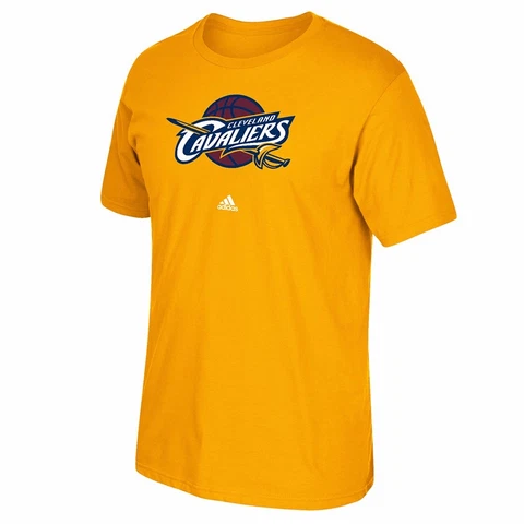 Cleveland Cavaliers NBA Men's Gold Primary Team Logo Short Sleeve T-Shirt Cover