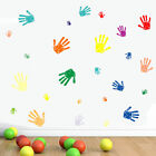 For Nursery DIY Art Kindergarten Hand Print PVC Colorful Kids Room Wall Sticker