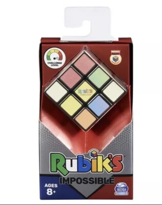 Rubik’s Impossible, The Original 3x3 Cube Advanced Difficulty Puzzle Game NEW - Image 1 of 3