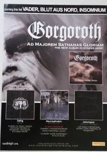 GORGOROTH "Ad Majorem Sathanas Gloriam" ~ Rivista STAMPA ANNUNCIO Gaahl 2006 - Foto 1 di 1