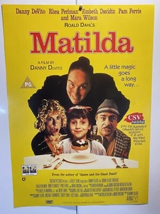 Matilda. Danny Devito. Rhea Perlman.. Original UK Video Shop Poster. - Picture 1 of 1