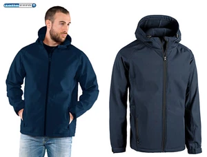 Jacke von der Arbeit Jacke Softshell mit Kapuze Jacke Wasserdicht Sc - Bild 1 von 6