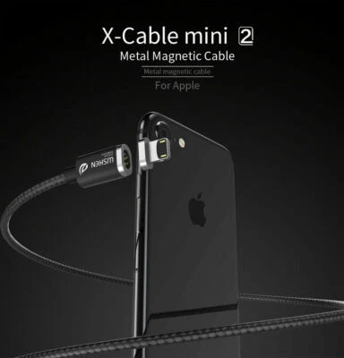 WSKEN Mini 2 Magnetic Micro Type-C Charge Cable For iPhone 12 11 Samsung Android - Image 1 of 4
