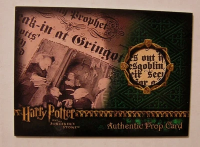 Harry Potter Card-The Daily Prophet-SS-Screen Used-Relic-Cinema-Film-Prop Card - Image 1 of 4
