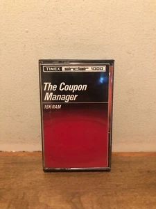 Casete de software informático Sinclair Timex 1000 16 k RAM The Coup Manager - Imagen 1 de 6