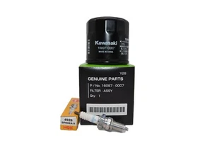 New OEM Kawasaki Prairie 360 4x4 Tune Up Kit Oil Filter 16097-0007 NGK DPR8EA-9 - Picture 1 of 3