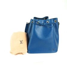 Vintage Louis Vuitton M44105 Toledo Blue Petite Noe Bucket Bag .