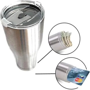 Hidden Compartment Fake Tumbler Coffee Mug Secret Stash Safe Container Storage - Picture 1 of 7